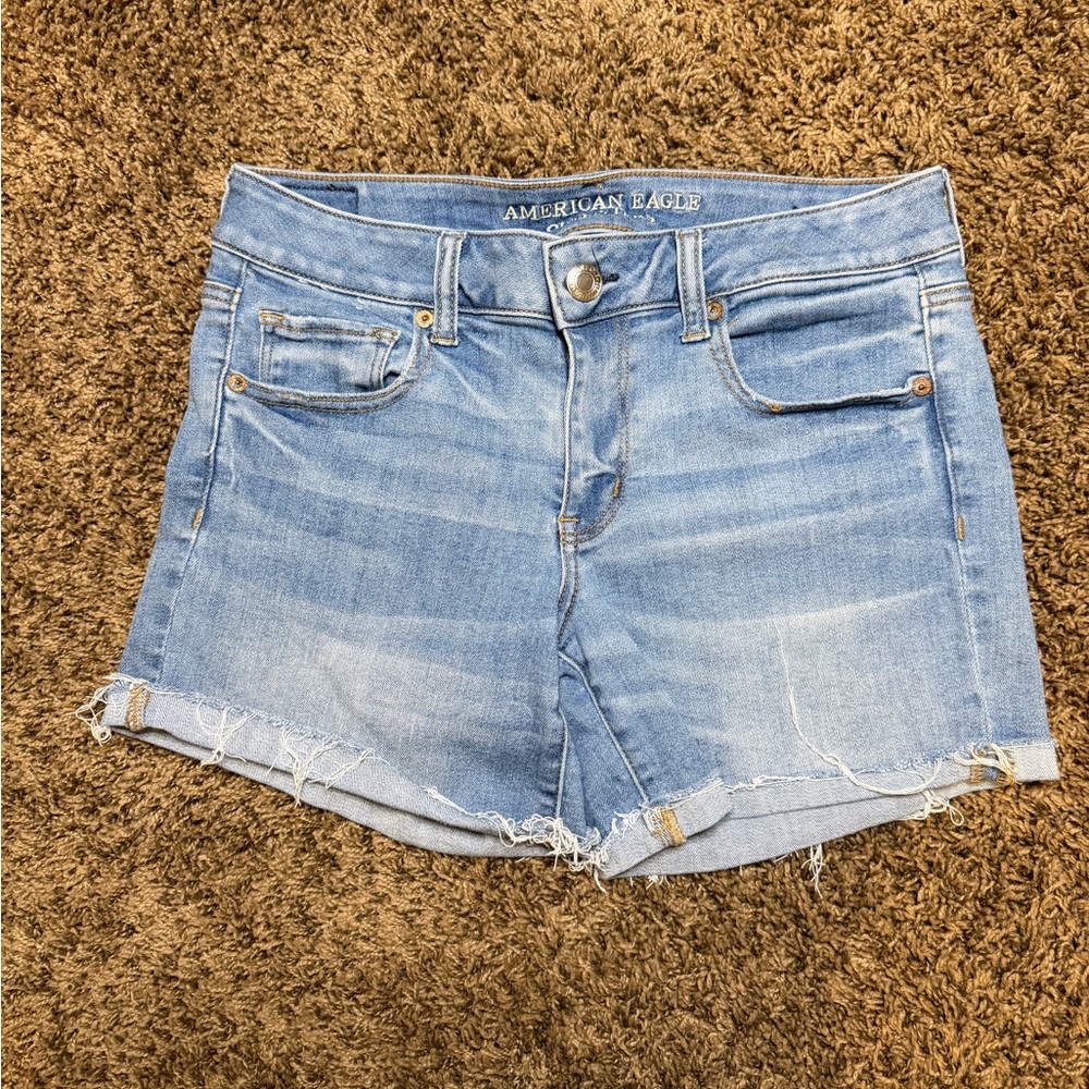 American Eagle Outfitters Light Blue Jean Shorts